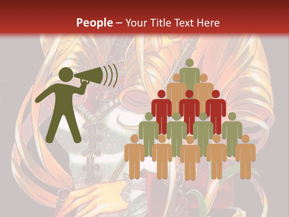 A Beautiful Woman With Flowers On Her Body Powerpoint Template PowerPoint Template