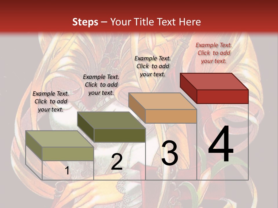 A Beautiful Woman With Flowers On Her Body Powerpoint Template PowerPoint Template