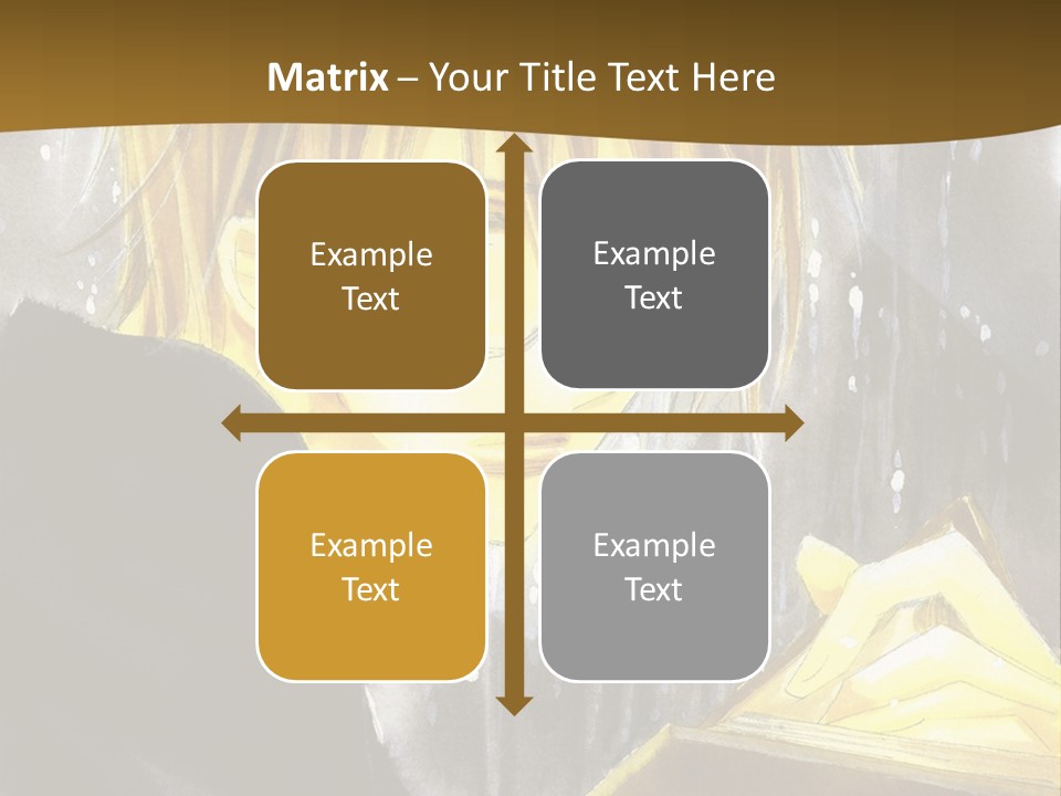 A Man With Glasses Is Holding A Book PowerPoint Template