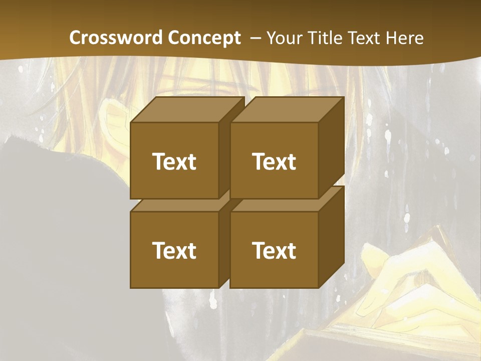 A Man With Glasses Is Holding A Book PowerPoint Template
