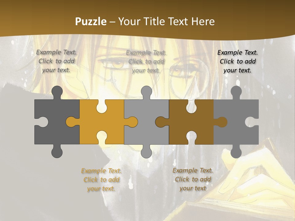 A Man With Glasses Is Holding A Book PowerPoint Template