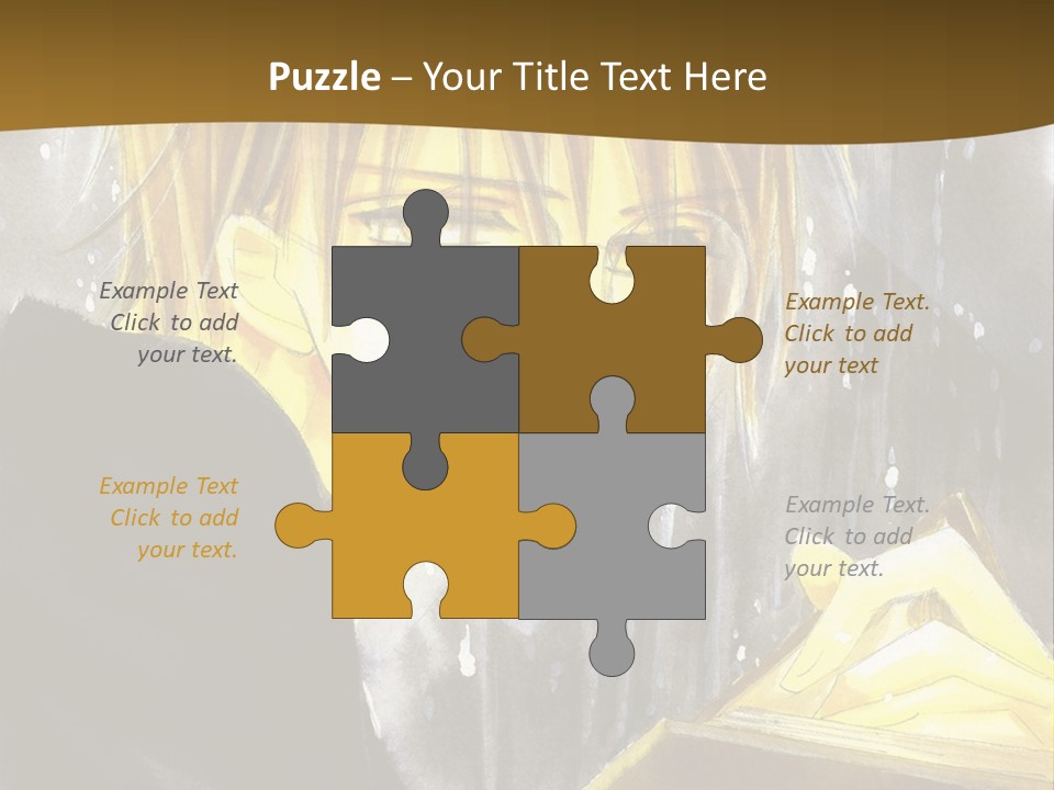 A Man With Glasses Is Holding A Book PowerPoint Template