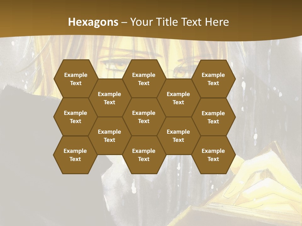 A Man With Glasses Is Holding A Book PowerPoint Template