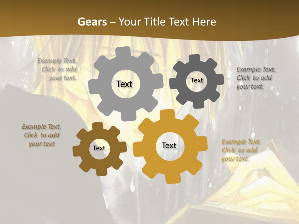 A Man With Glasses Is Holding A Book PowerPoint Template