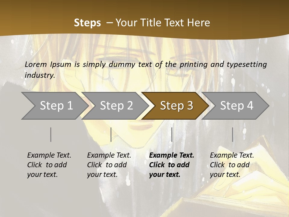 A Man With Glasses Is Holding A Book PowerPoint Template
