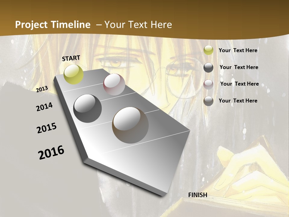 A Man With Glasses Is Holding A Book PowerPoint Template
