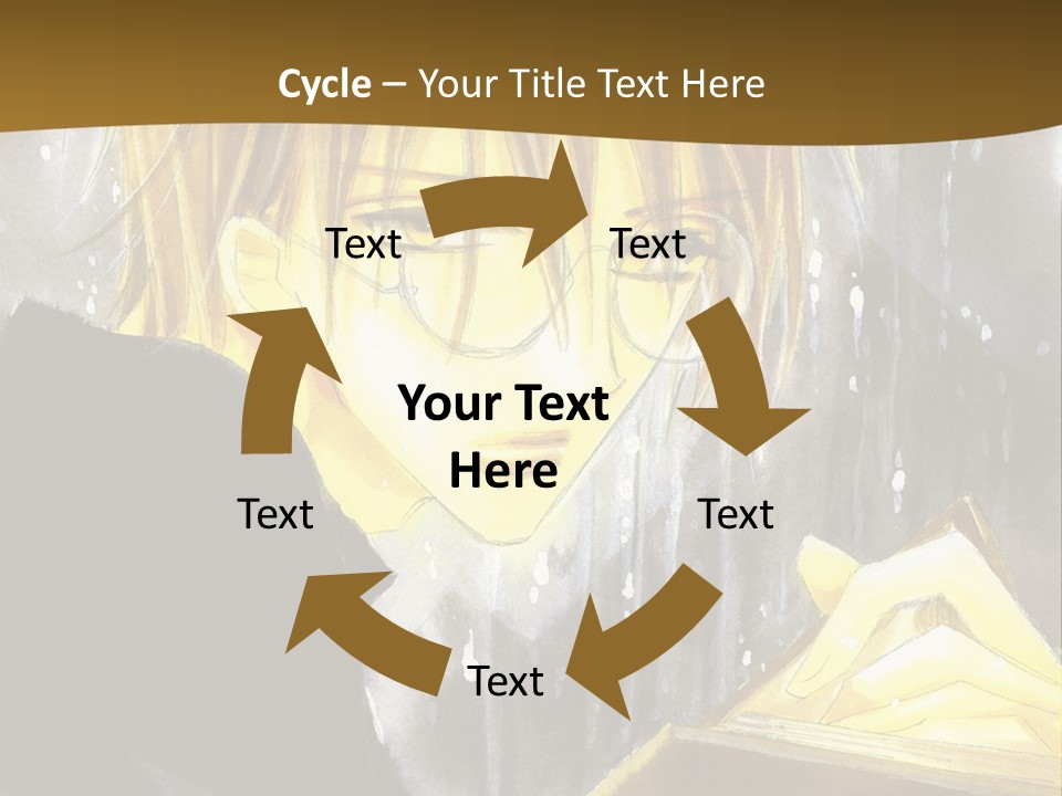 A Man With Glasses Is Holding A Book PowerPoint Template