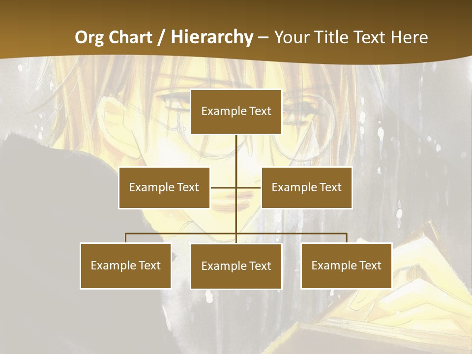 A Man With Glasses Is Holding A Book PowerPoint Template