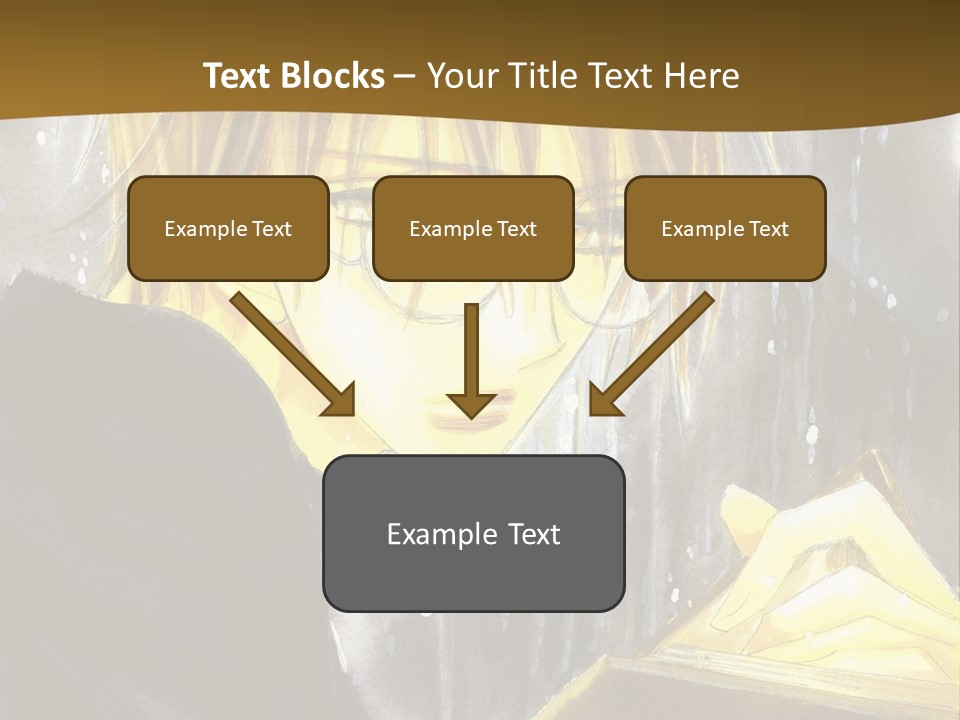 A Man With Glasses Is Holding A Book PowerPoint Template