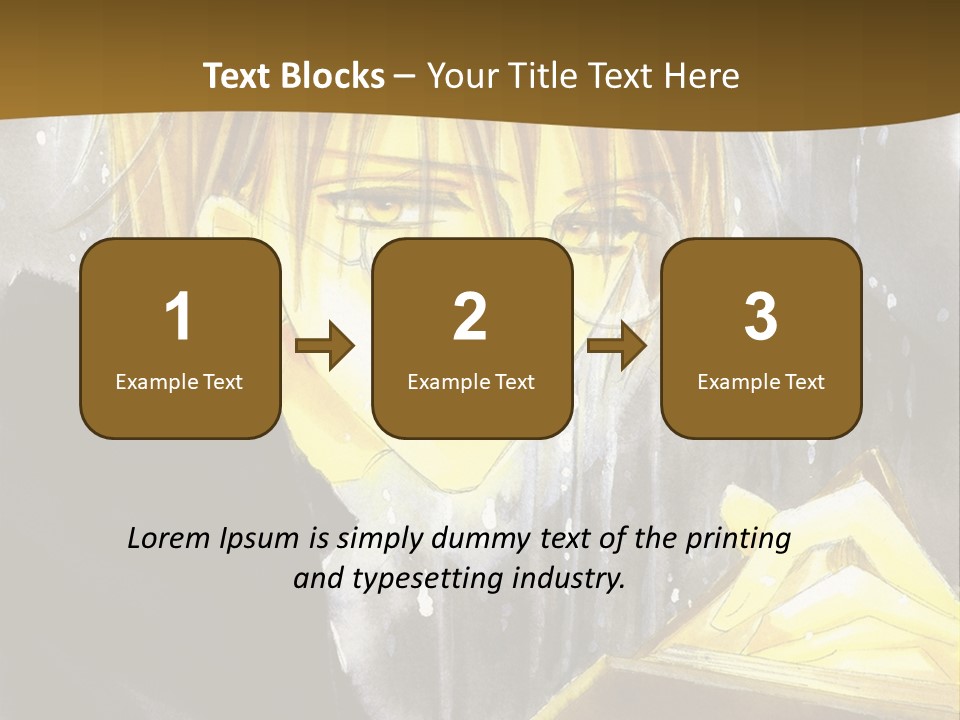 A Man With Glasses Is Holding A Book PowerPoint Template