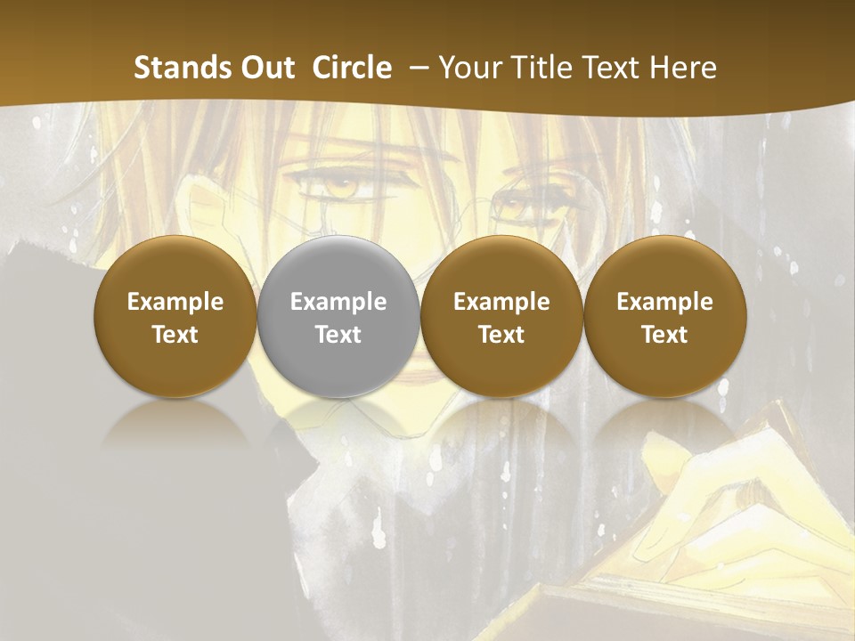 A Man With Glasses Is Holding A Book PowerPoint Template