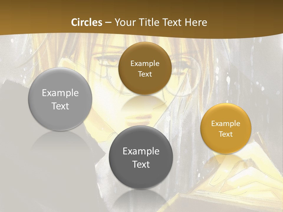 A Man With Glasses Is Holding A Book PowerPoint Template