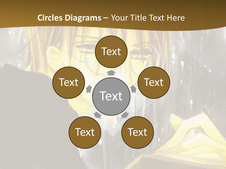 A Man With Glasses Is Holding A Book PowerPoint Template