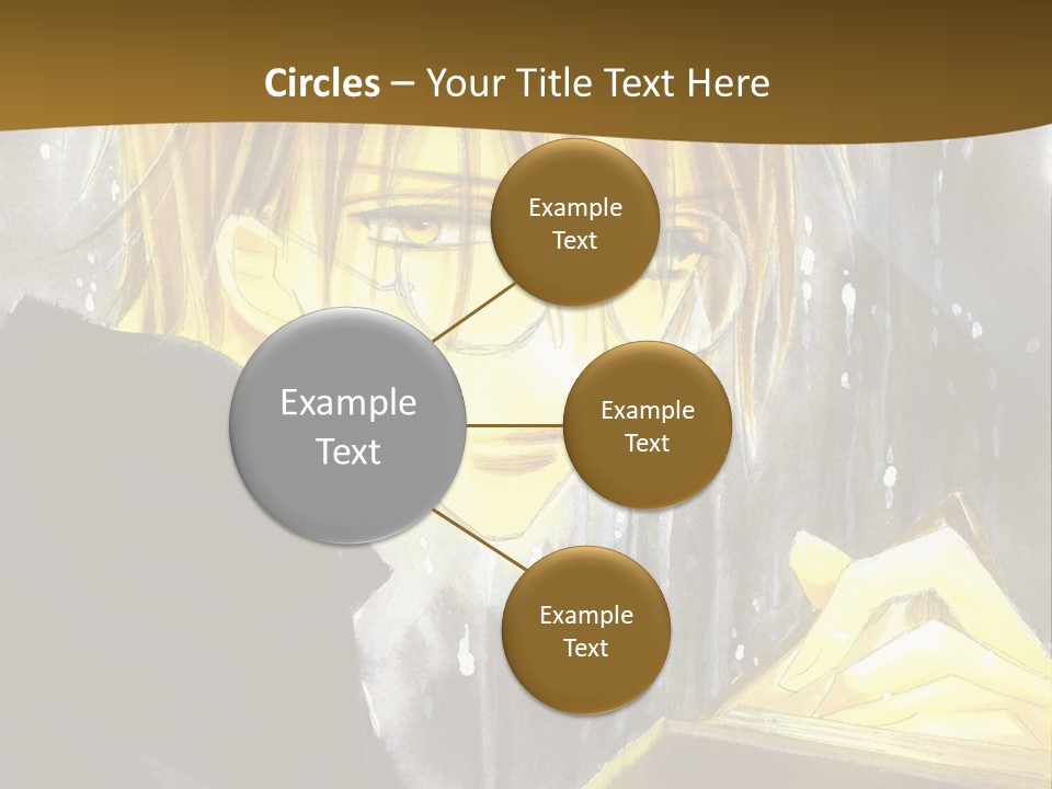 A Man With Glasses Is Holding A Book PowerPoint Template