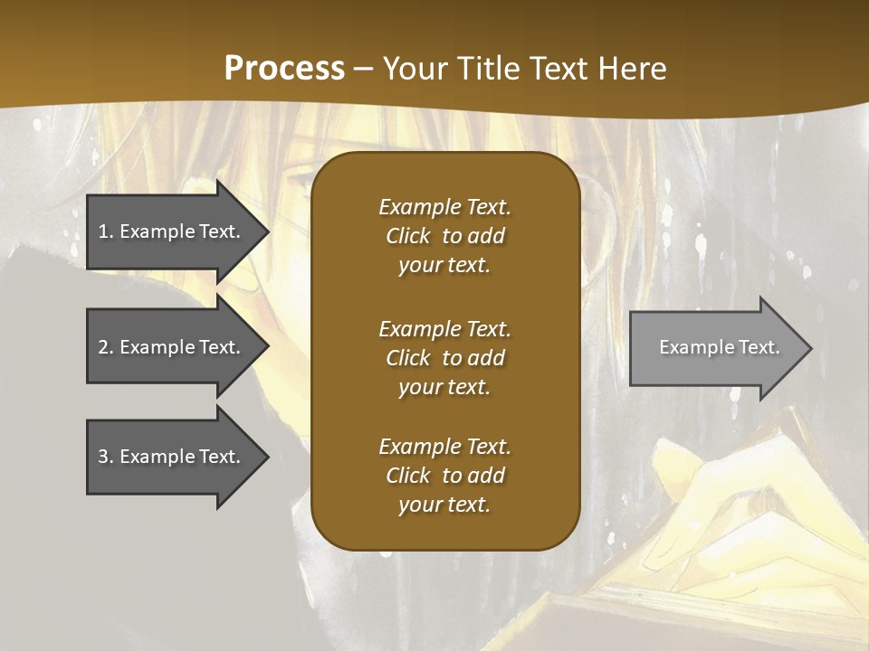 A Man With Glasses Is Holding A Book PowerPoint Template