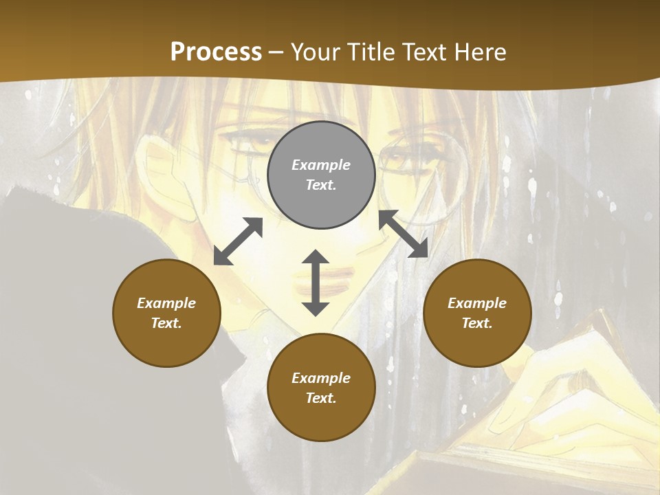 A Man With Glasses Is Holding A Book PowerPoint Template