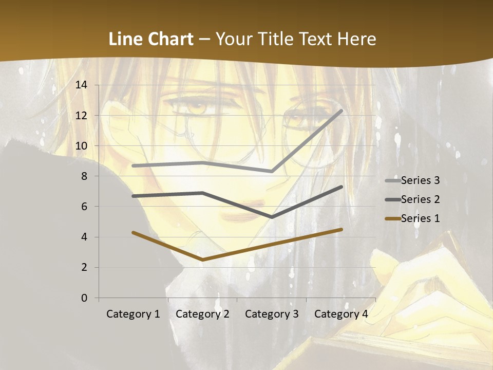 A Man With Glasses Is Holding A Book PowerPoint Template