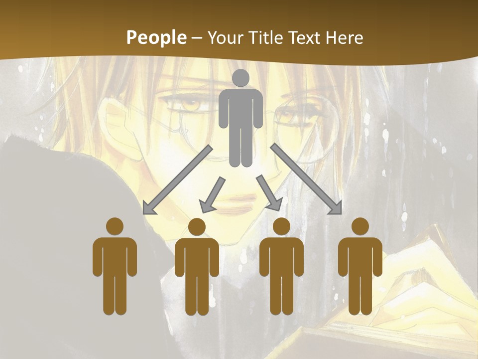 A Man With Glasses Is Holding A Book PowerPoint Template