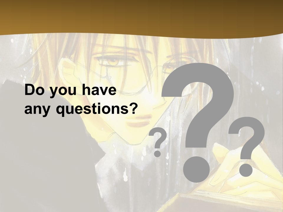 A Man With Glasses Is Holding A Book PowerPoint Template