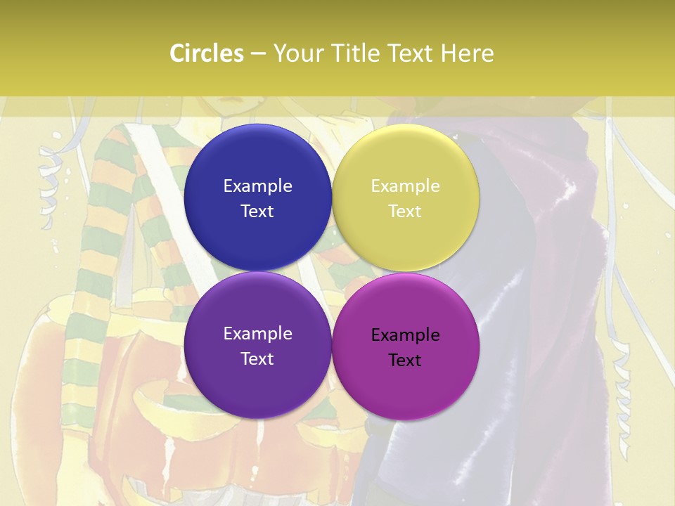A Couple Of People Standing Next To Each Other PowerPoint Template