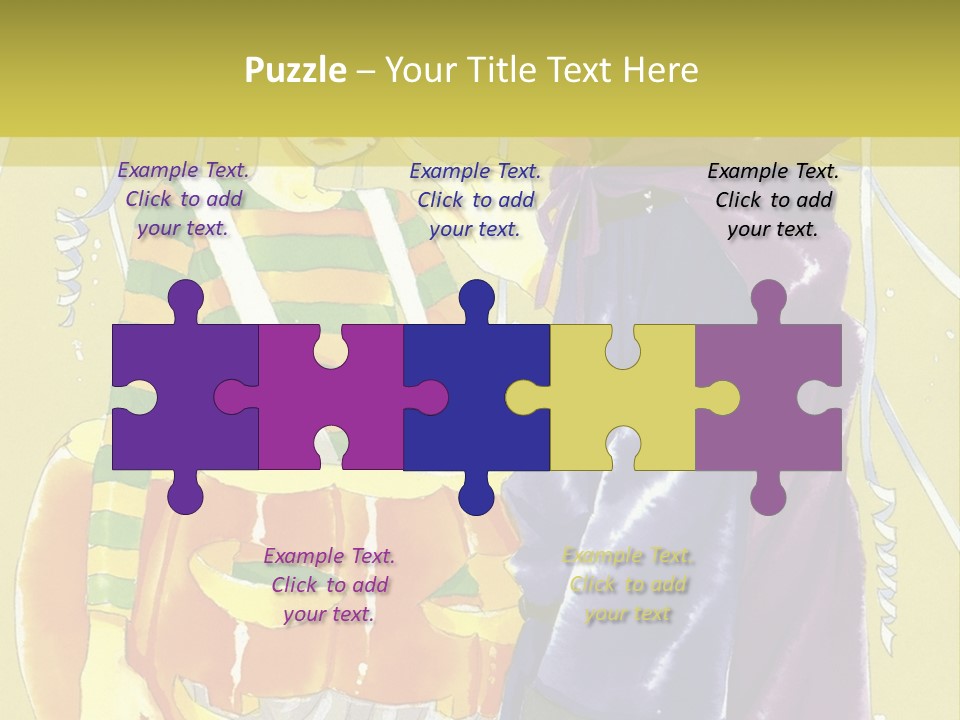 A Couple Of People Standing Next To Each Other PowerPoint Template