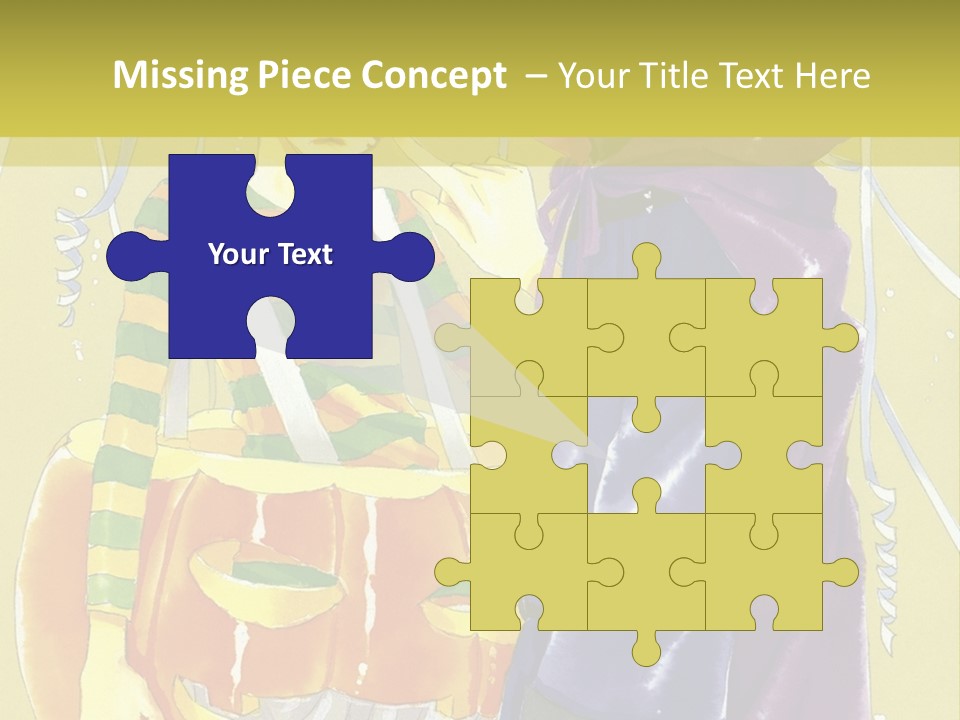 A Couple Of People Standing Next To Each Other PowerPoint Template