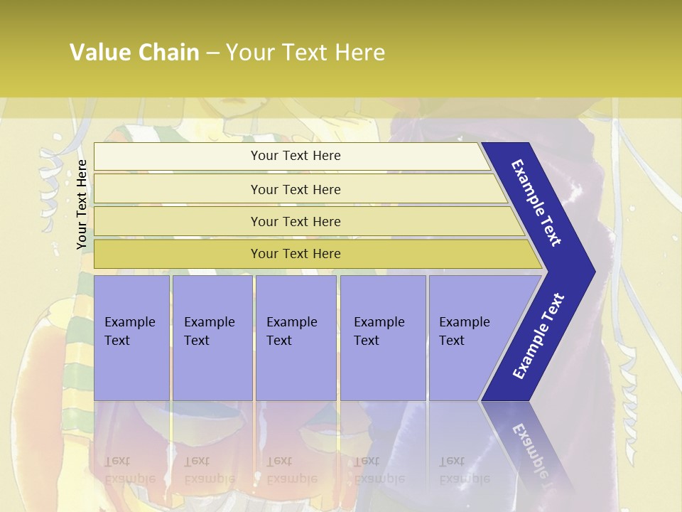 A Couple Of People Standing Next To Each Other PowerPoint Template