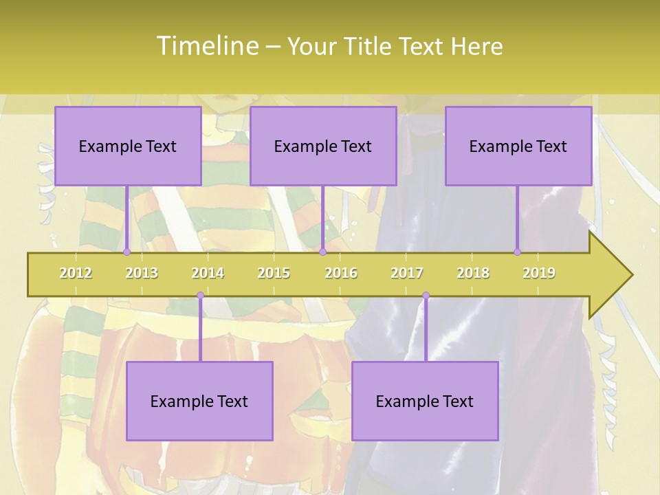A Couple Of People Standing Next To Each Other PowerPoint Template