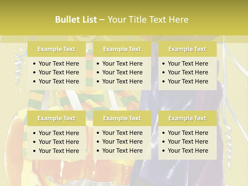 A Couple Of People Standing Next To Each Other PowerPoint Template