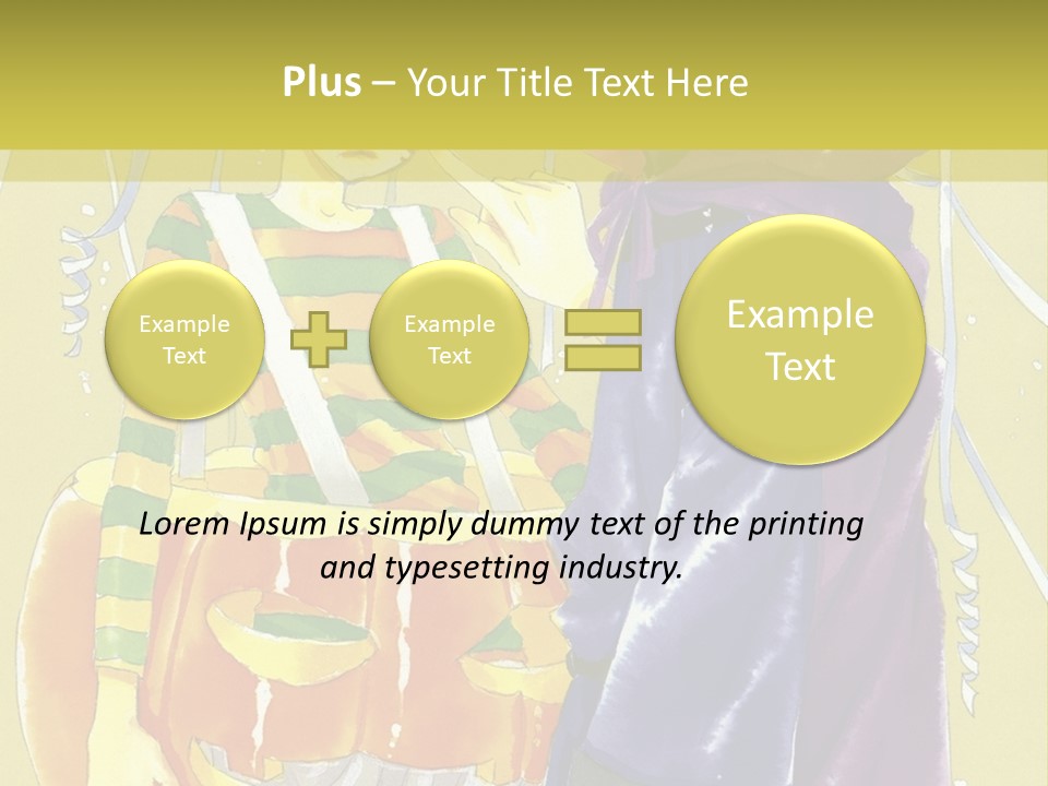 A Couple Of People Standing Next To Each Other PowerPoint Template