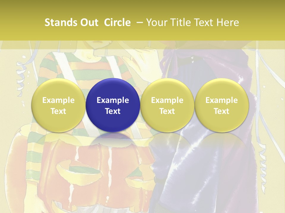 A Couple Of People Standing Next To Each Other PowerPoint Template