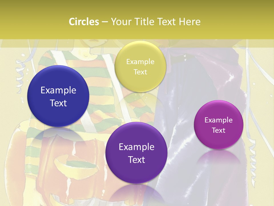 A Couple Of People Standing Next To Each Other PowerPoint Template