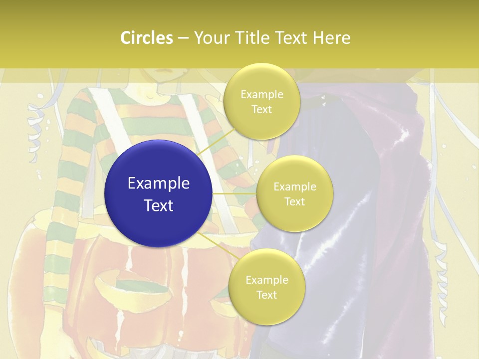 A Couple Of People Standing Next To Each Other PowerPoint Template