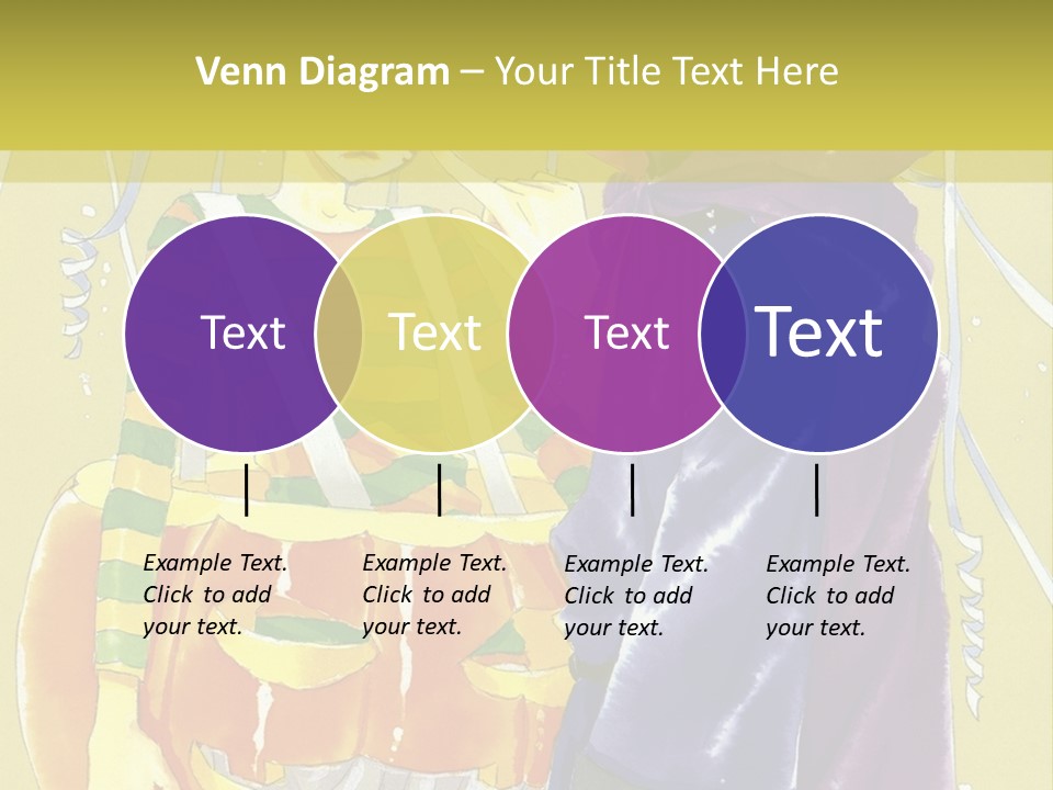 A Couple Of People Standing Next To Each Other PowerPoint Template