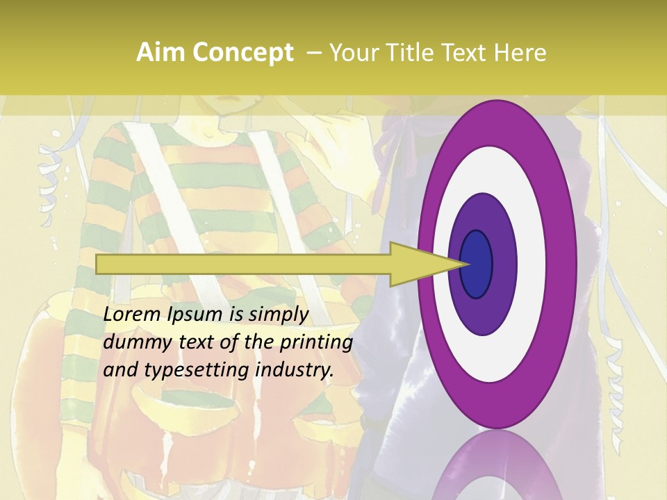 A Couple Of People Standing Next To Each Other PowerPoint Template