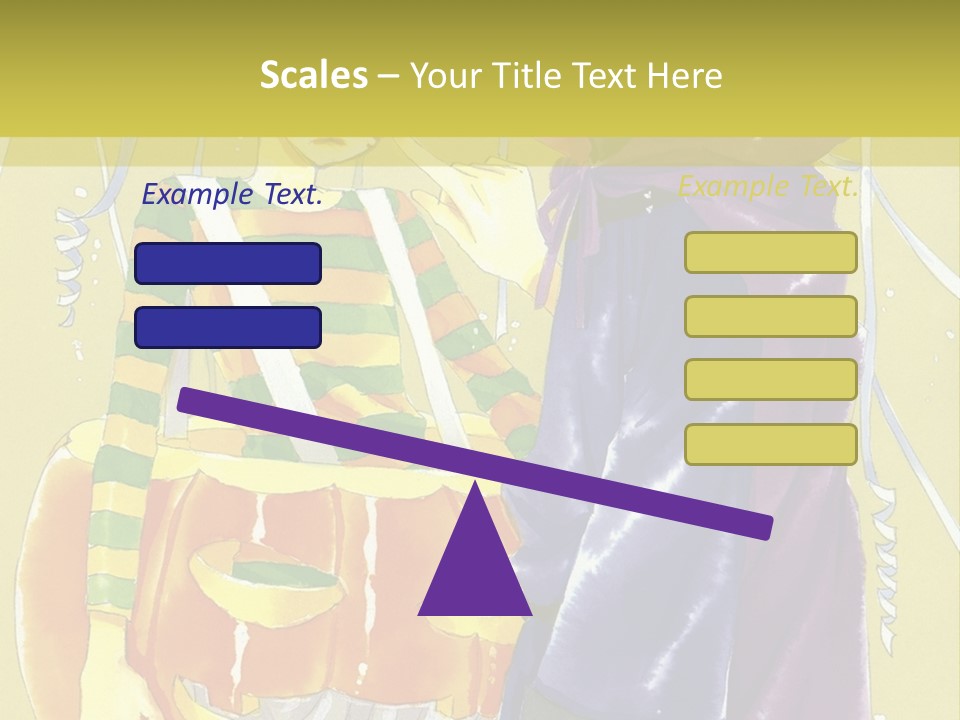 A Couple Of People Standing Next To Each Other PowerPoint Template