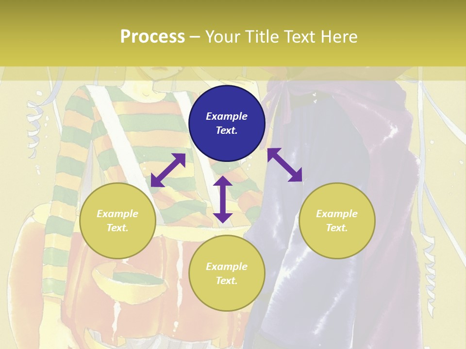 A Couple Of People Standing Next To Each Other PowerPoint Template