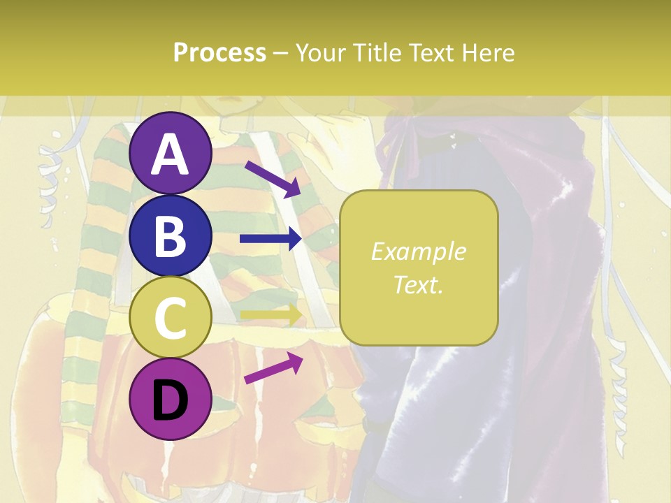 A Couple Of People Standing Next To Each Other PowerPoint Template
