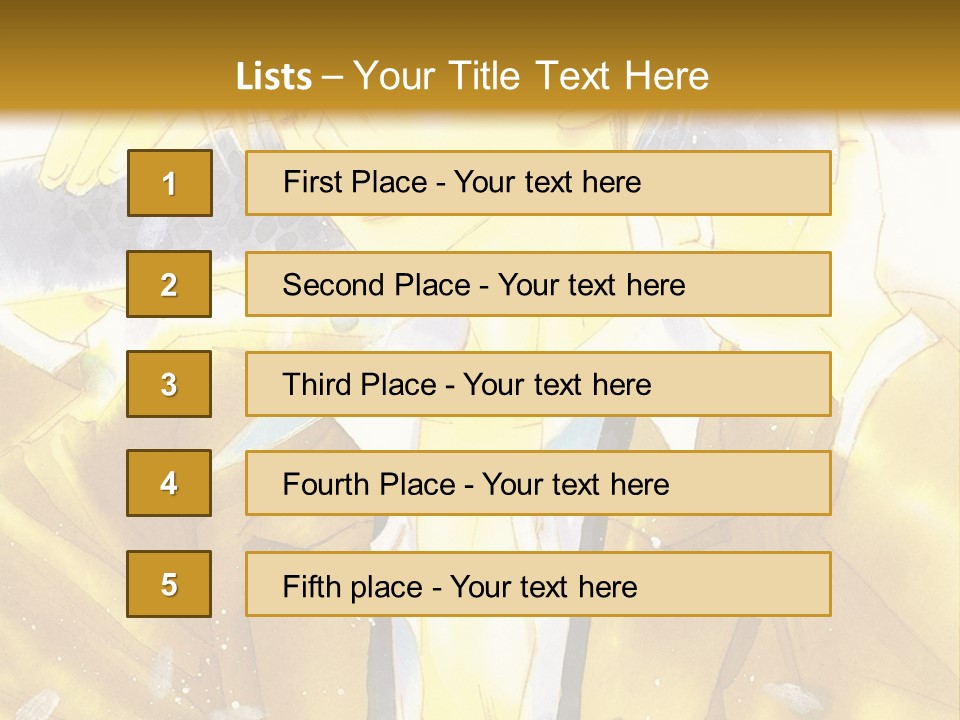 A Man In A Yellow Jacket Is Holding A Knife PowerPoint Template