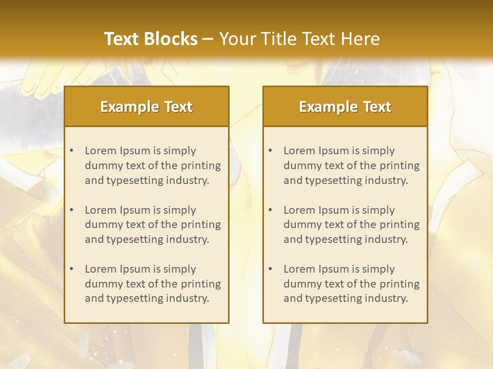 A Man In A Yellow Jacket Is Holding A Knife PowerPoint Template