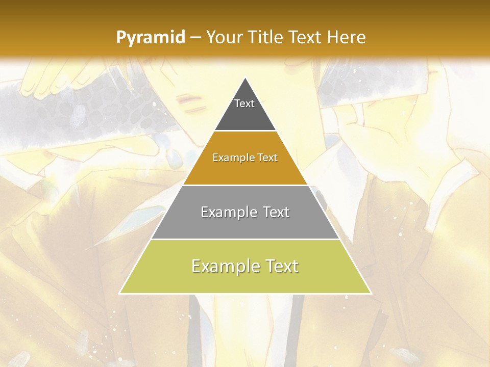 A Man In A Yellow Jacket Is Holding A Knife PowerPoint Template