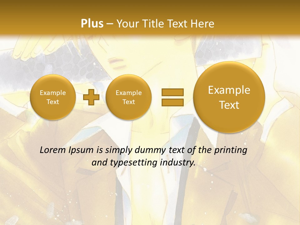 A Man In A Yellow Jacket Is Holding A Knife PowerPoint Template