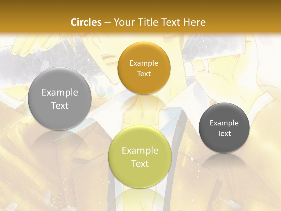 A Man In A Yellow Jacket Is Holding A Knife PowerPoint Template