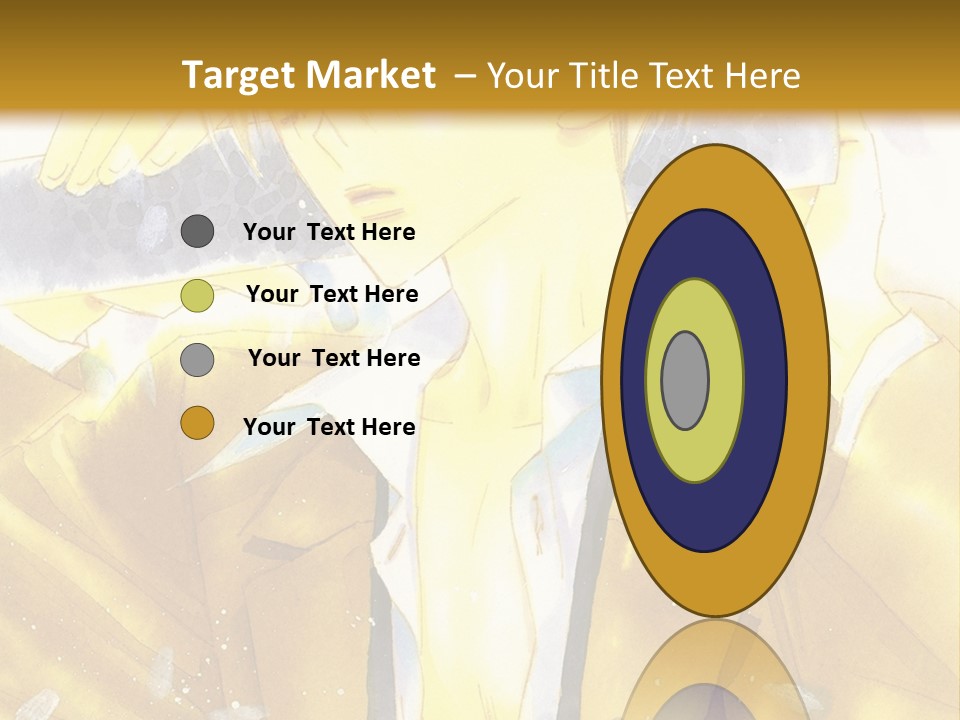 A Man In A Yellow Jacket Is Holding A Knife PowerPoint Template