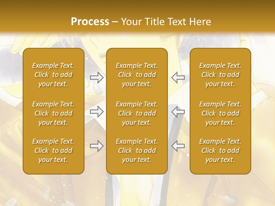 A Man In A Yellow Jacket Is Holding A Knife PowerPoint Template