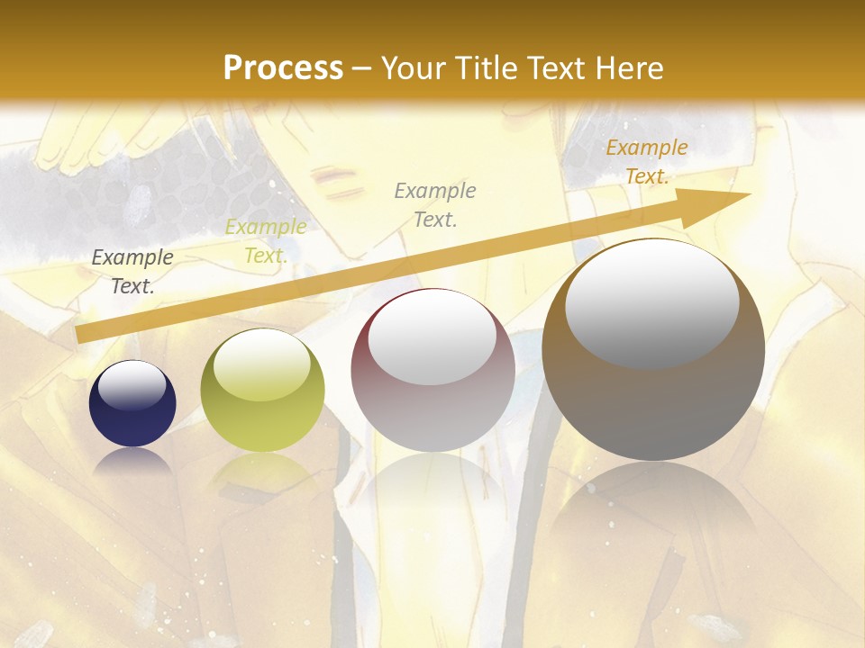 A Man In A Yellow Jacket Is Holding A Knife PowerPoint Template