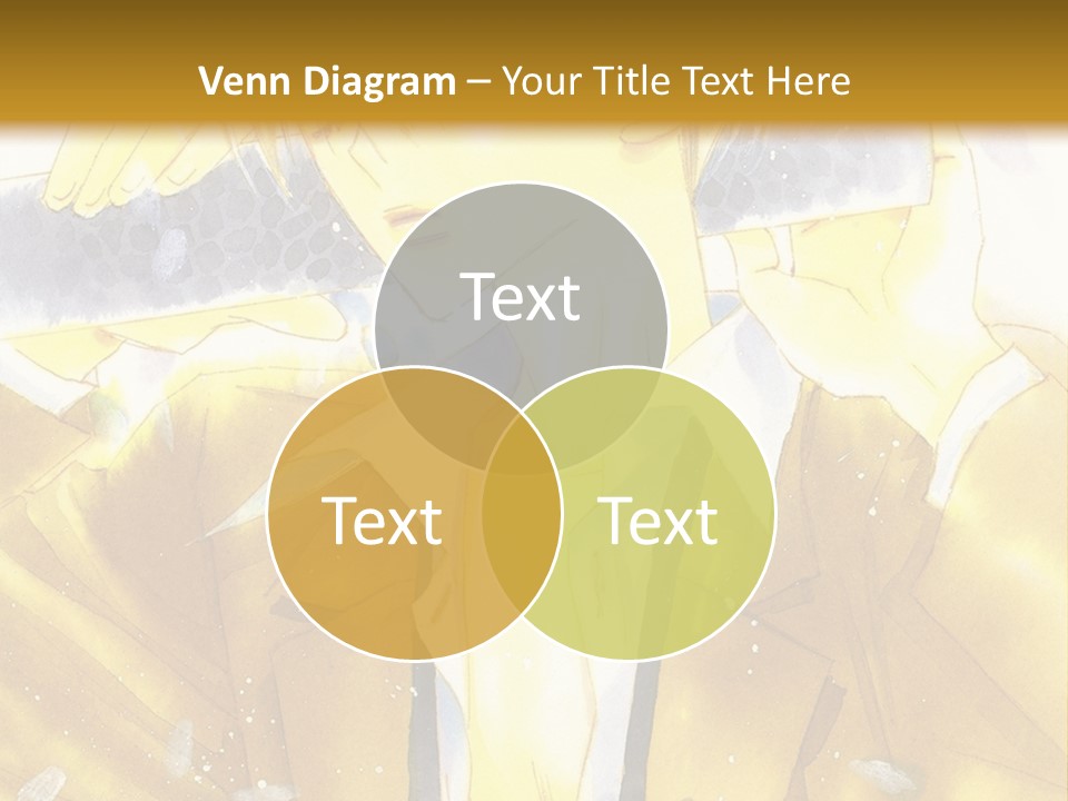 A Man In A Yellow Jacket Is Holding A Knife PowerPoint Template