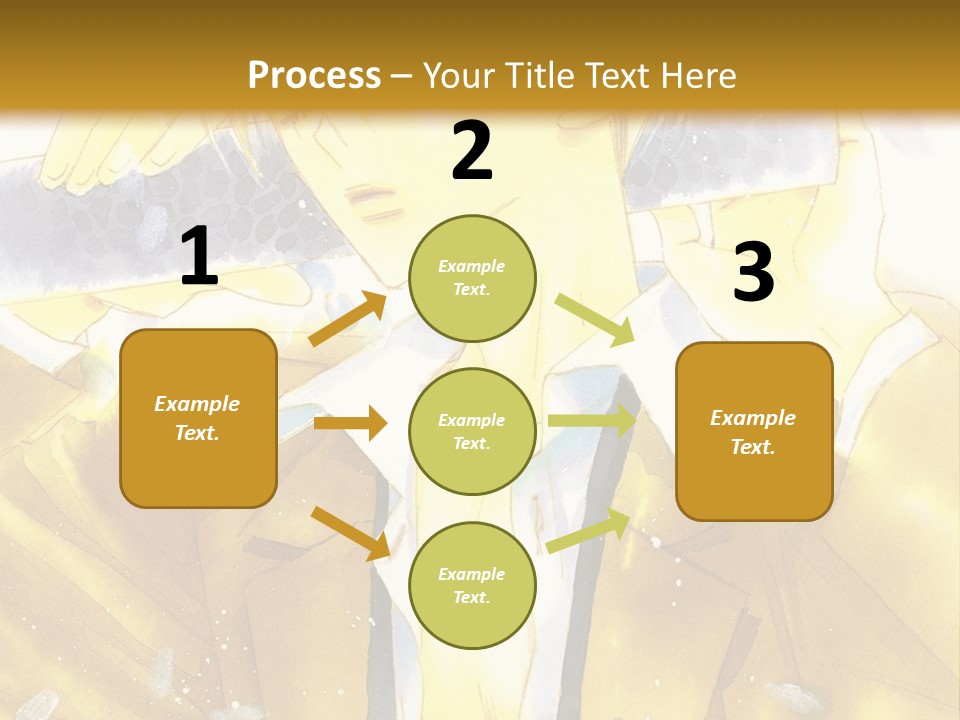 A Man In A Yellow Jacket Is Holding A Knife PowerPoint Template