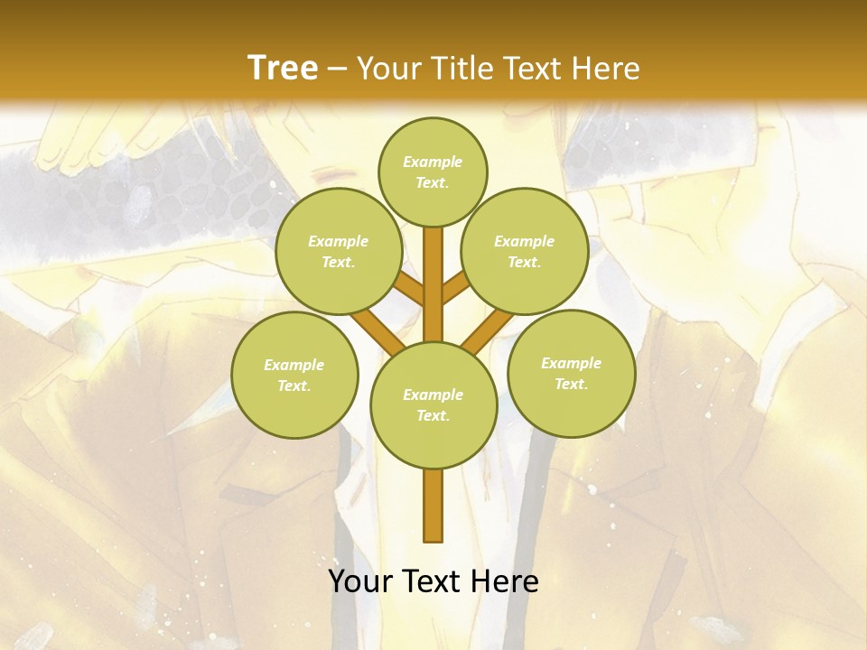 A Man In A Yellow Jacket Is Holding A Knife PowerPoint Template