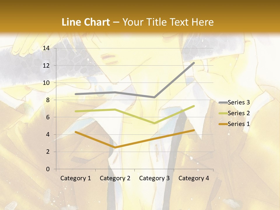 A Man In A Yellow Jacket Is Holding A Knife PowerPoint Template